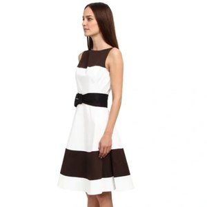 Kate Spade Boat Neck Black and White Fit and Flare Rio de Janiero Dress size 4